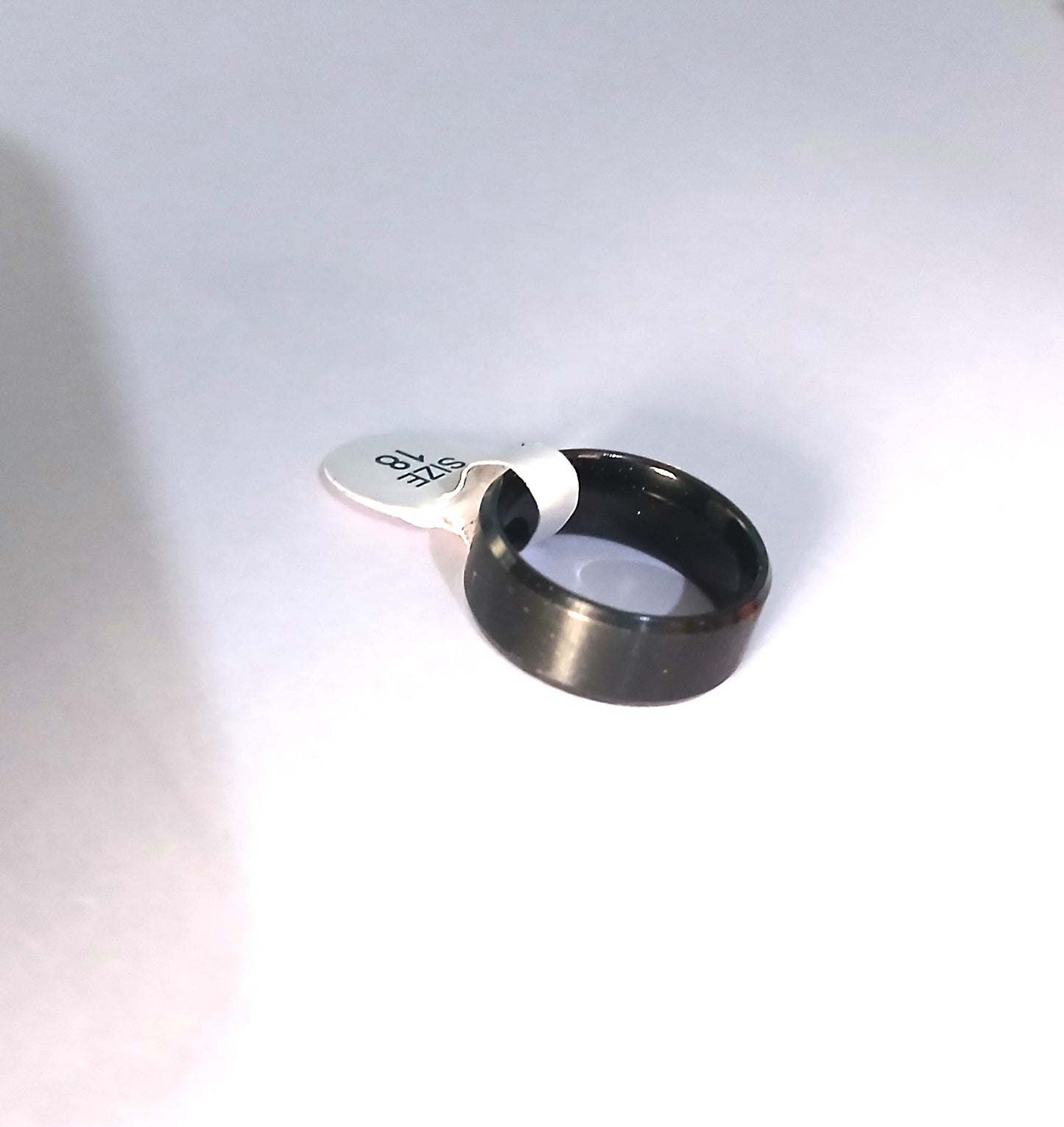 Sleek Black Band Ring – Unisex Affordable Style