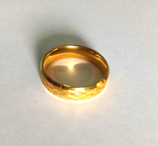 Gold-Colored Statement Ring