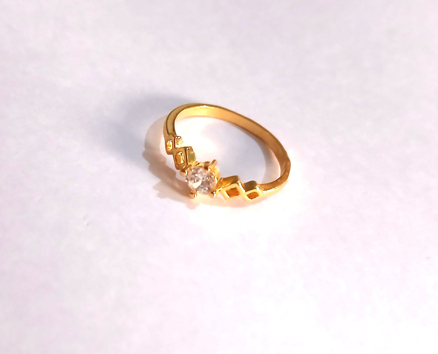 Shiny Gold Boho Ring, Inspired by Moroccan Artistry