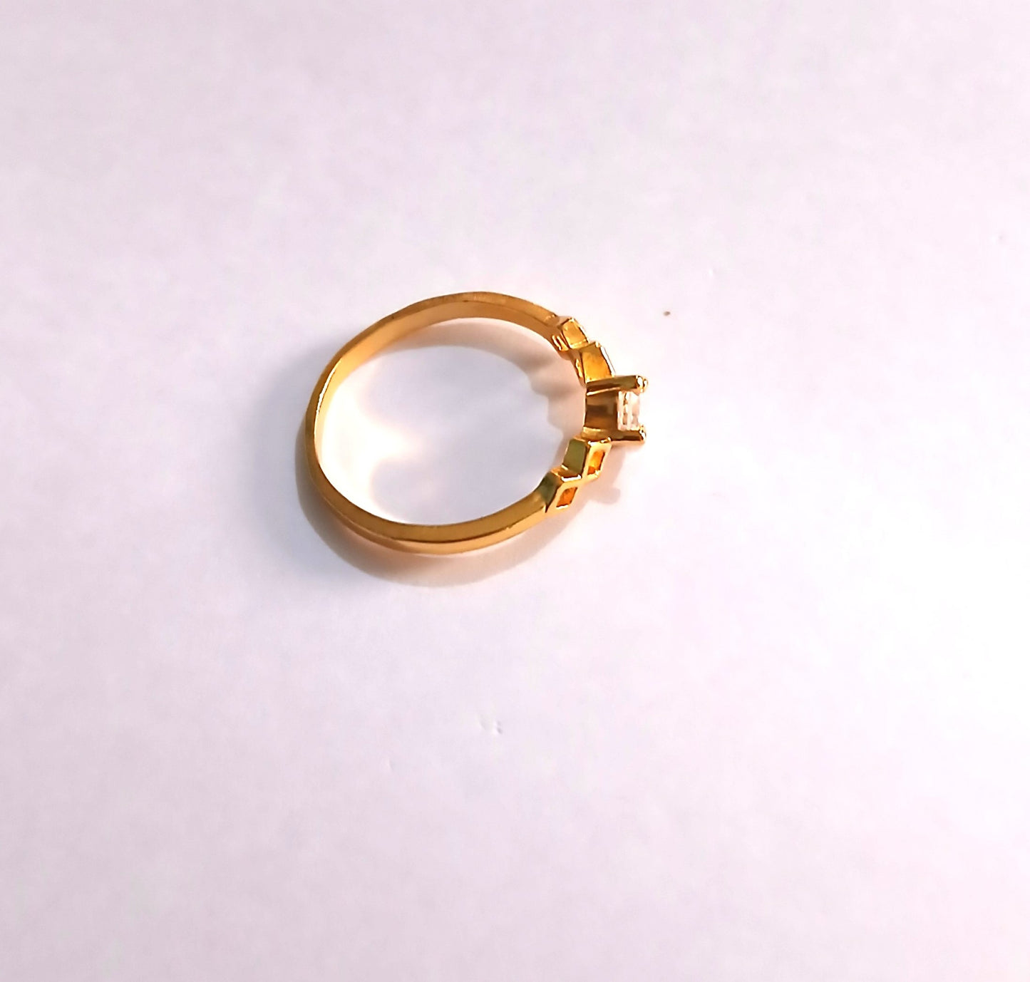 Shiny Gold Boho Ring, Inspired by Moroccan Artistry