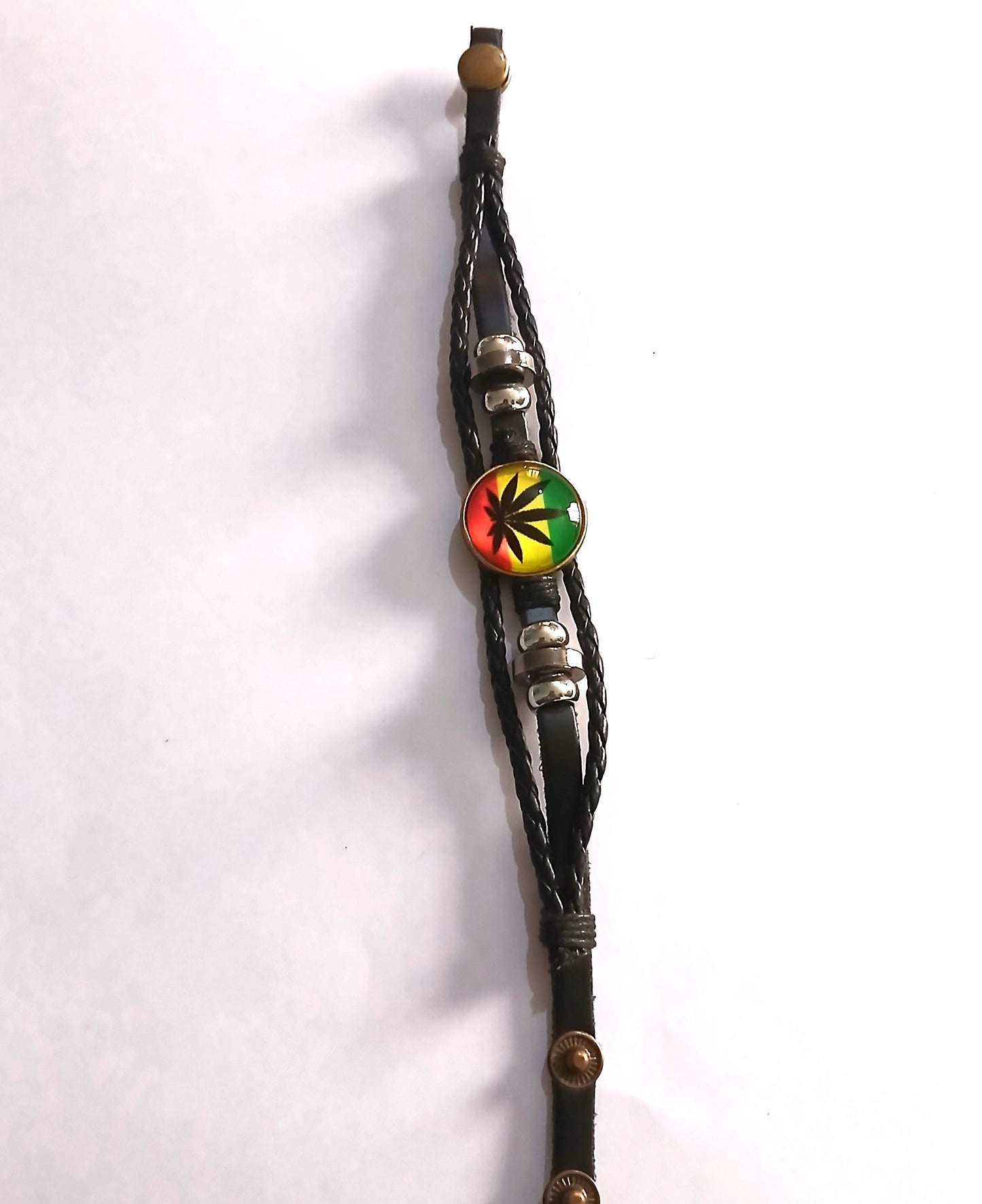 Wrap Bracelet from South B, Nairobi,  Inspired by Rastafarian Culture