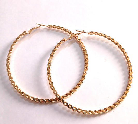 Custom Gold-Colored Earrings from South C, Nairobi