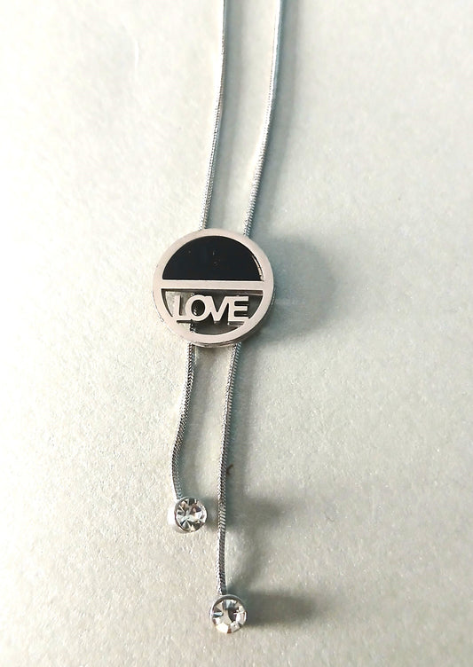 Affordable Silver Love Pendant Necklace