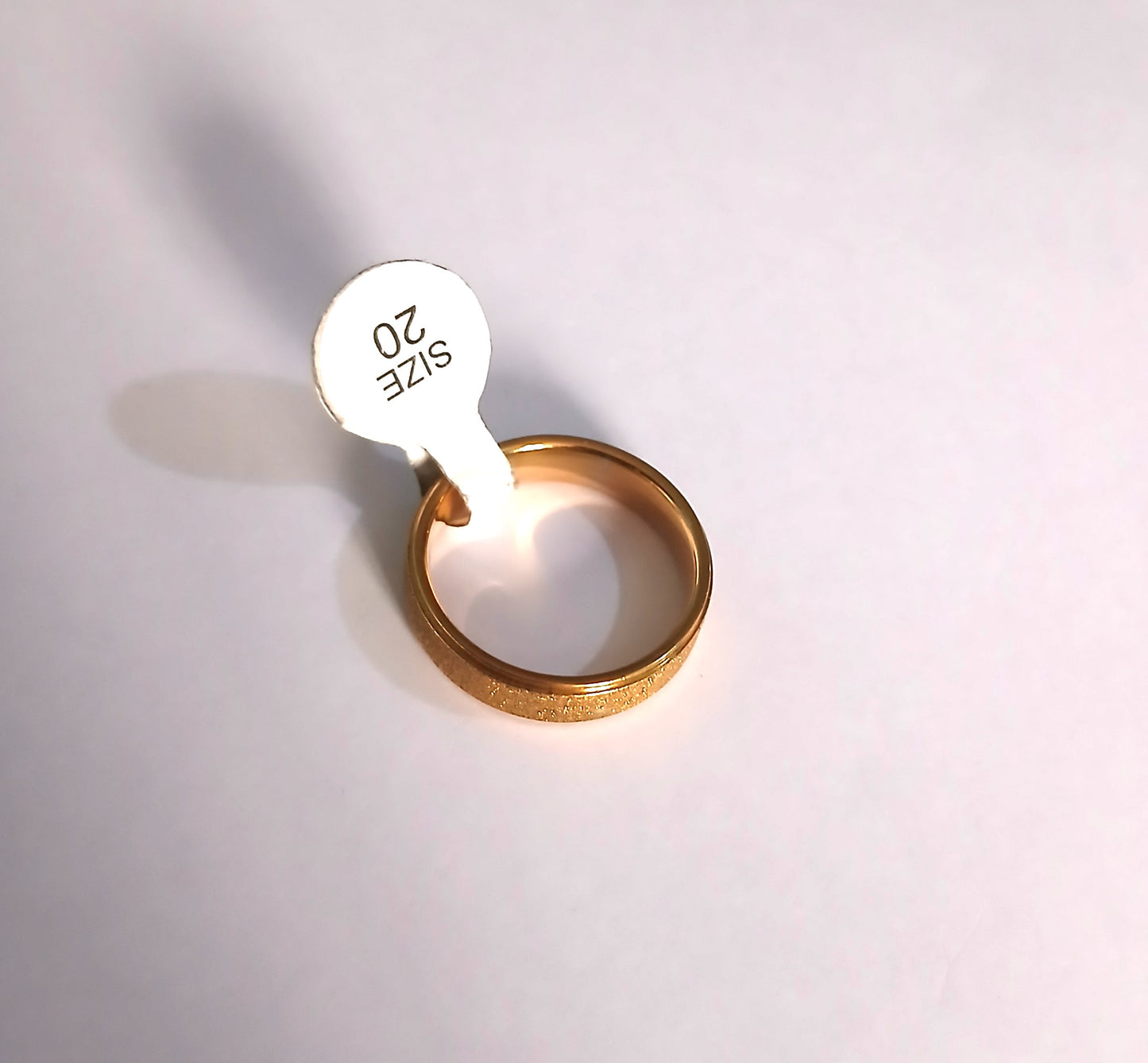 Shiny Gold-Plated Fashion Ring