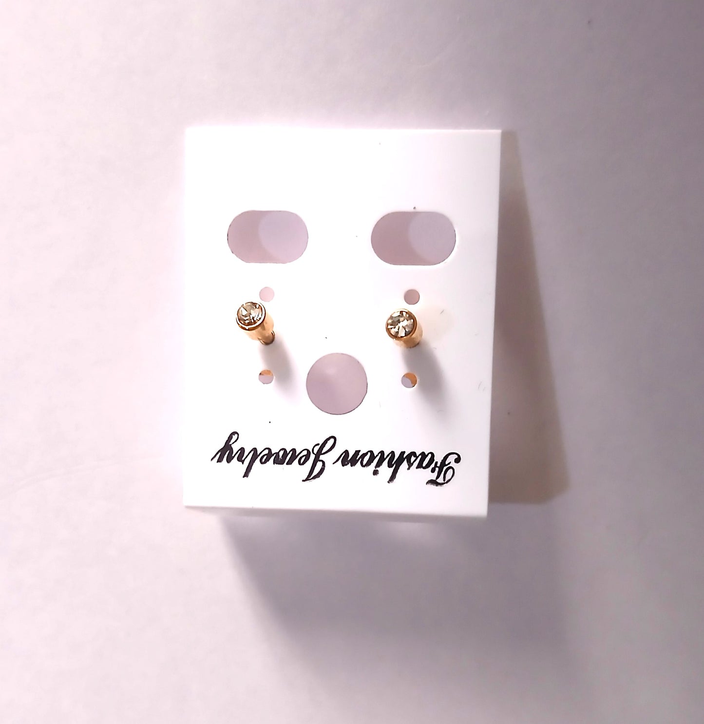 Gold-Colored Stud Earrings