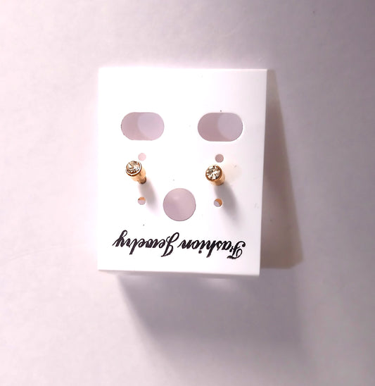Gold-Colored Stud Earrings
