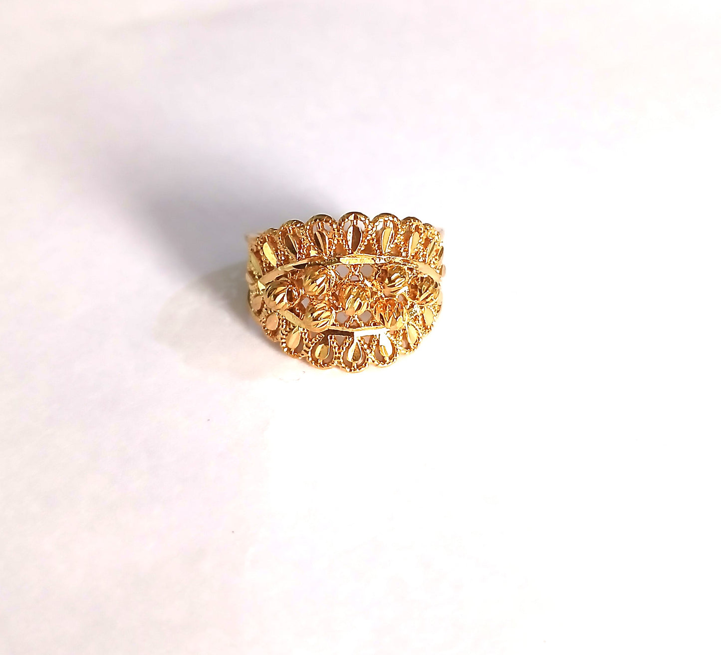 Gold-Plated Rings Inspired by Islamic Symbols