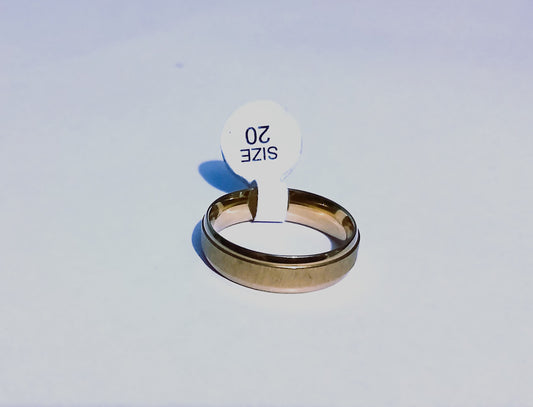 Gold-Colored Round Ring