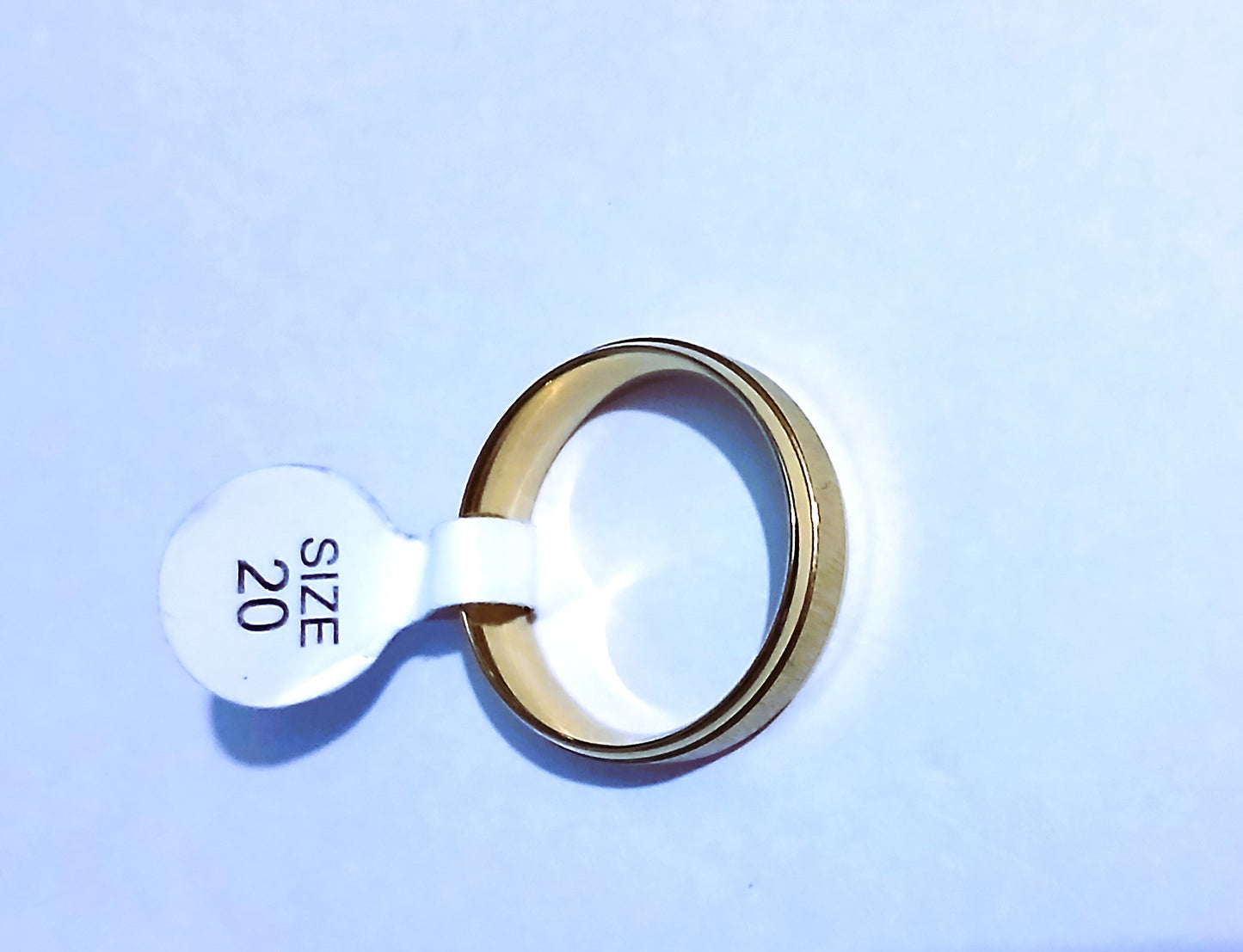 Gold-Colored Round Ring