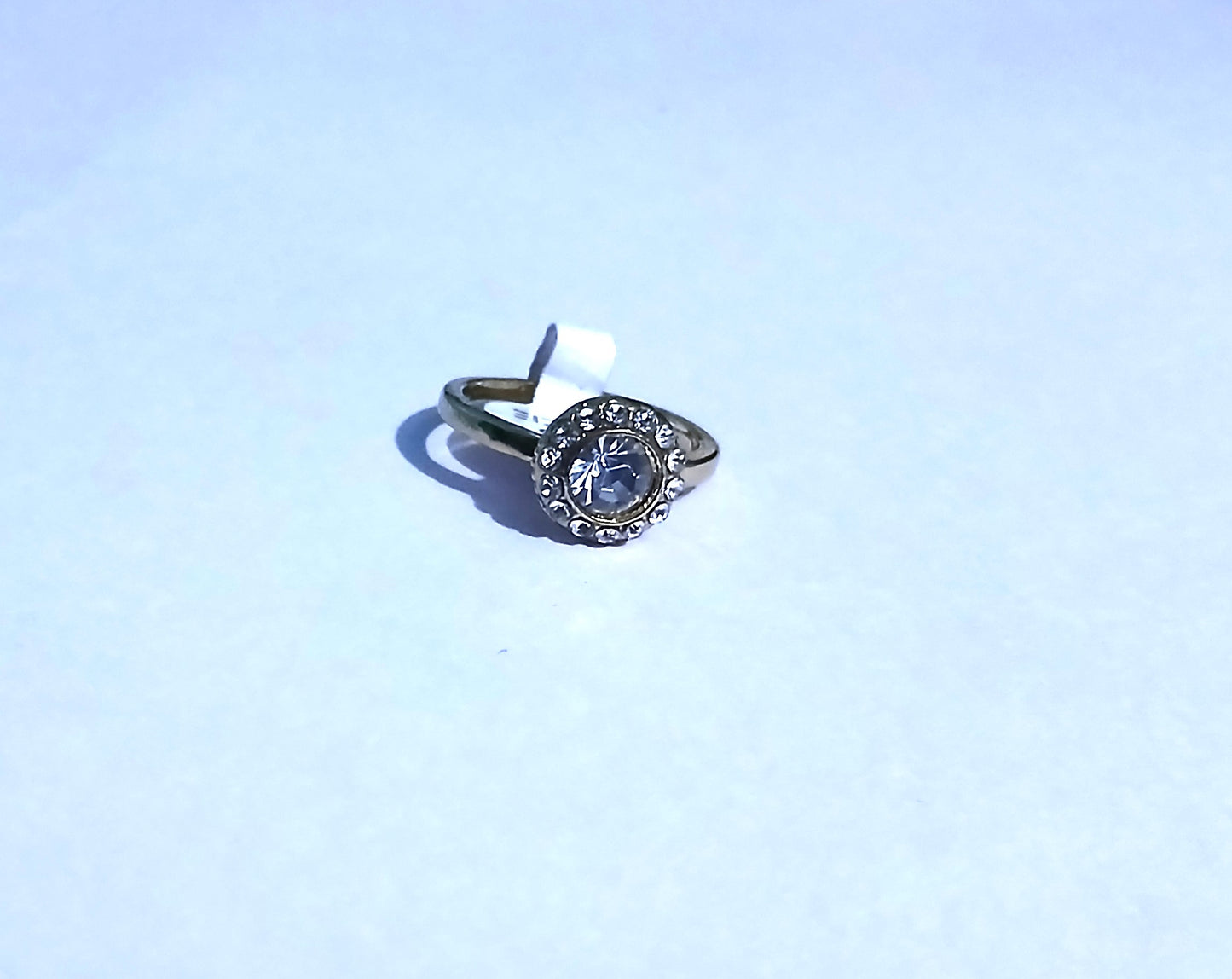 Silver Ring with Iridescent Blue Opal Stone – South C Nairobi