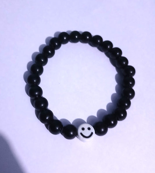 Beaded Bracelets with a Signature Black Bracelet Accented