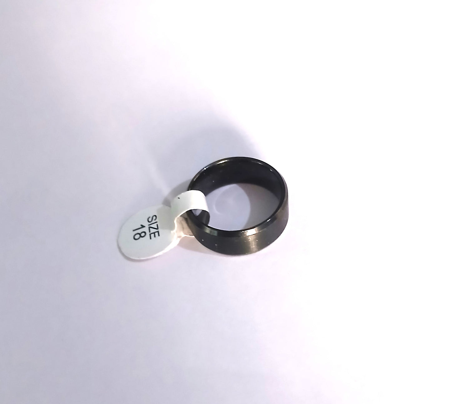 Sleek Black Band Ring – Unisex Affordable Style