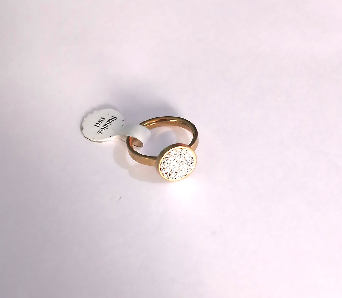 Gold Yellow Rings with Shiny Round Gemstones – Affordable Fashion in South B Nairobi