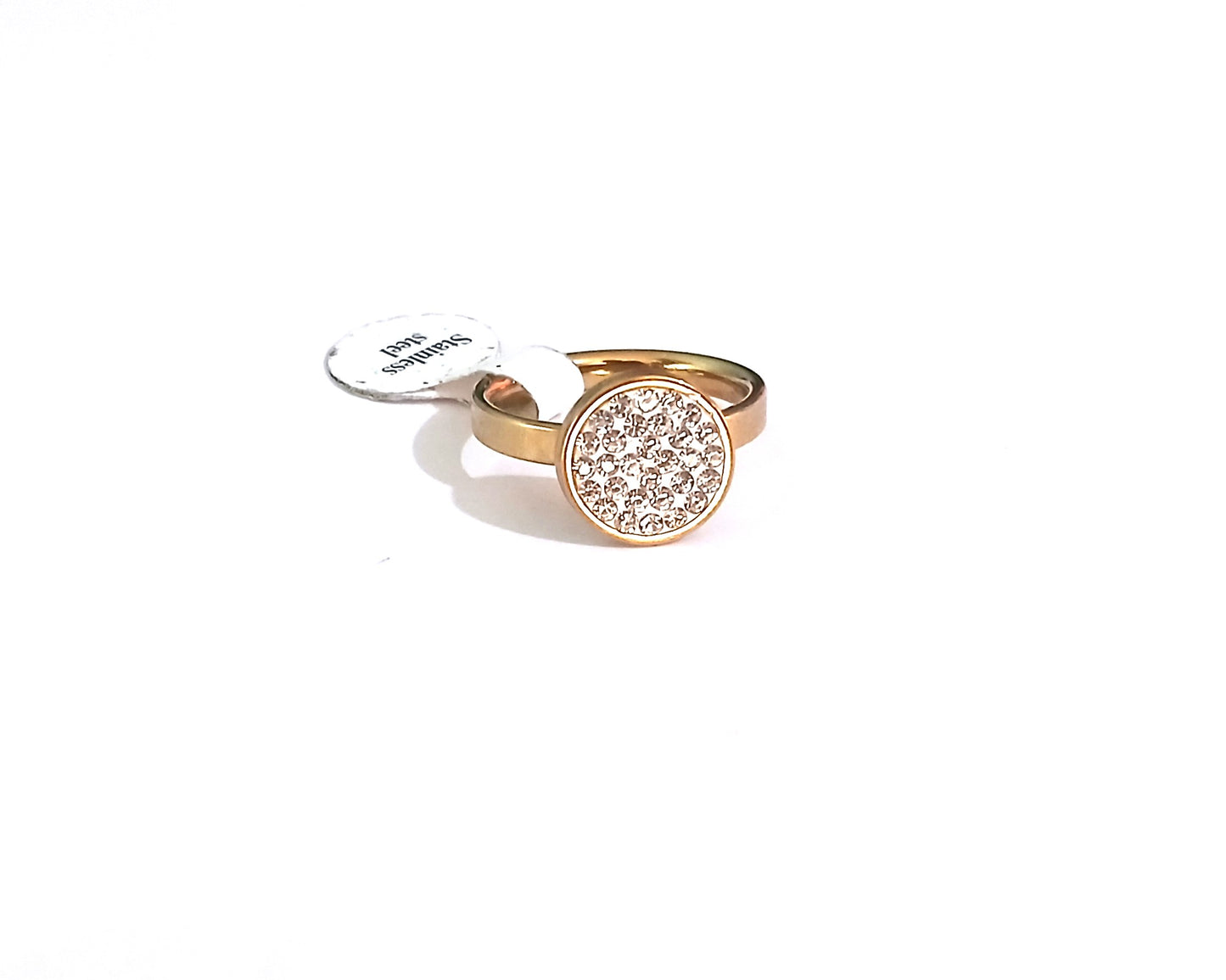 Gold Yellow Rings with Shiny Round Gemstones – Affordable Fashion in South B Nairobi