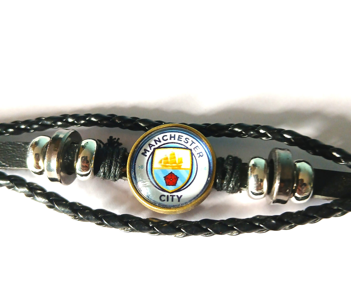 Manchester City Black Fan Bracelet