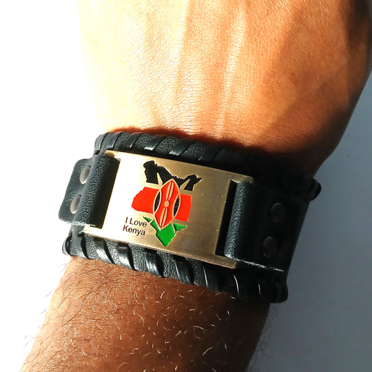 Kenya Pride Map Bracelet