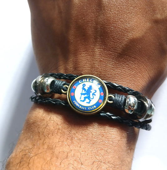 Custom Black Chelsea Fan Bracelet – Nairobi South B