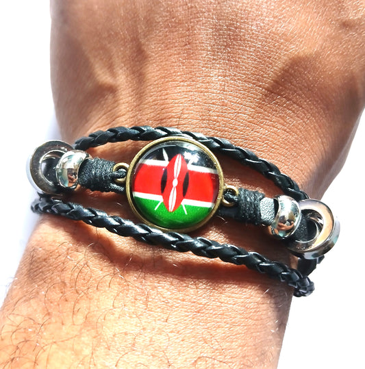 Elegant Kenyan Flag Bracelet – Affordable Style in Nairob