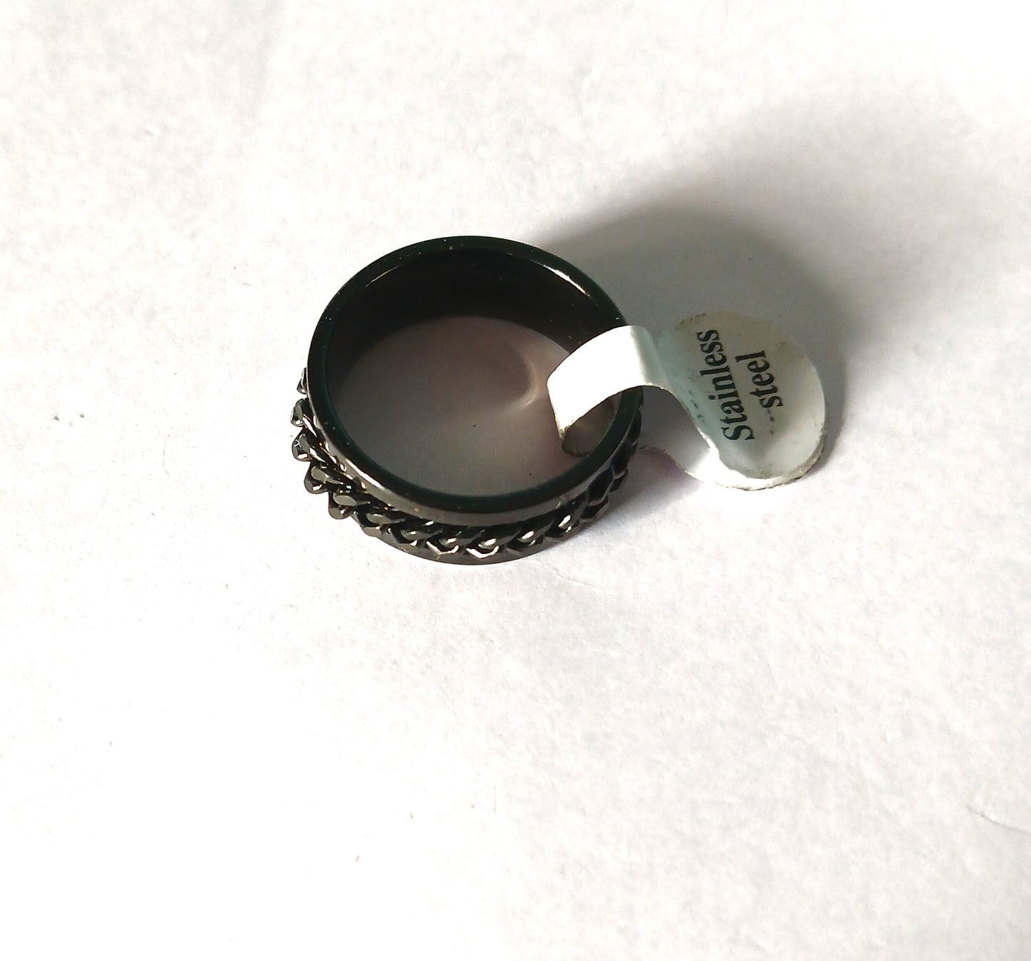 Sleek Black Ring