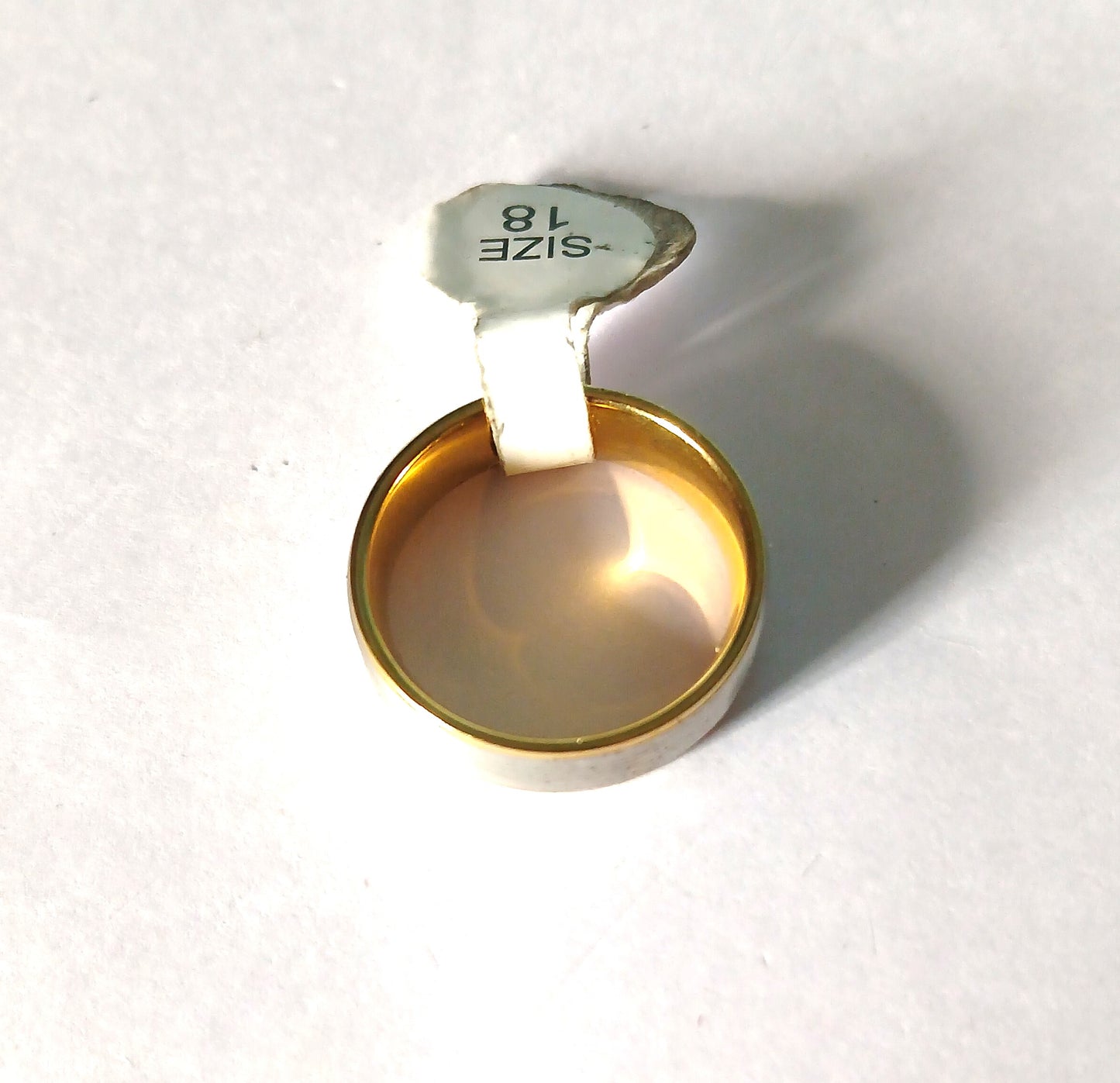 Two-Tone Silver and Gold Band