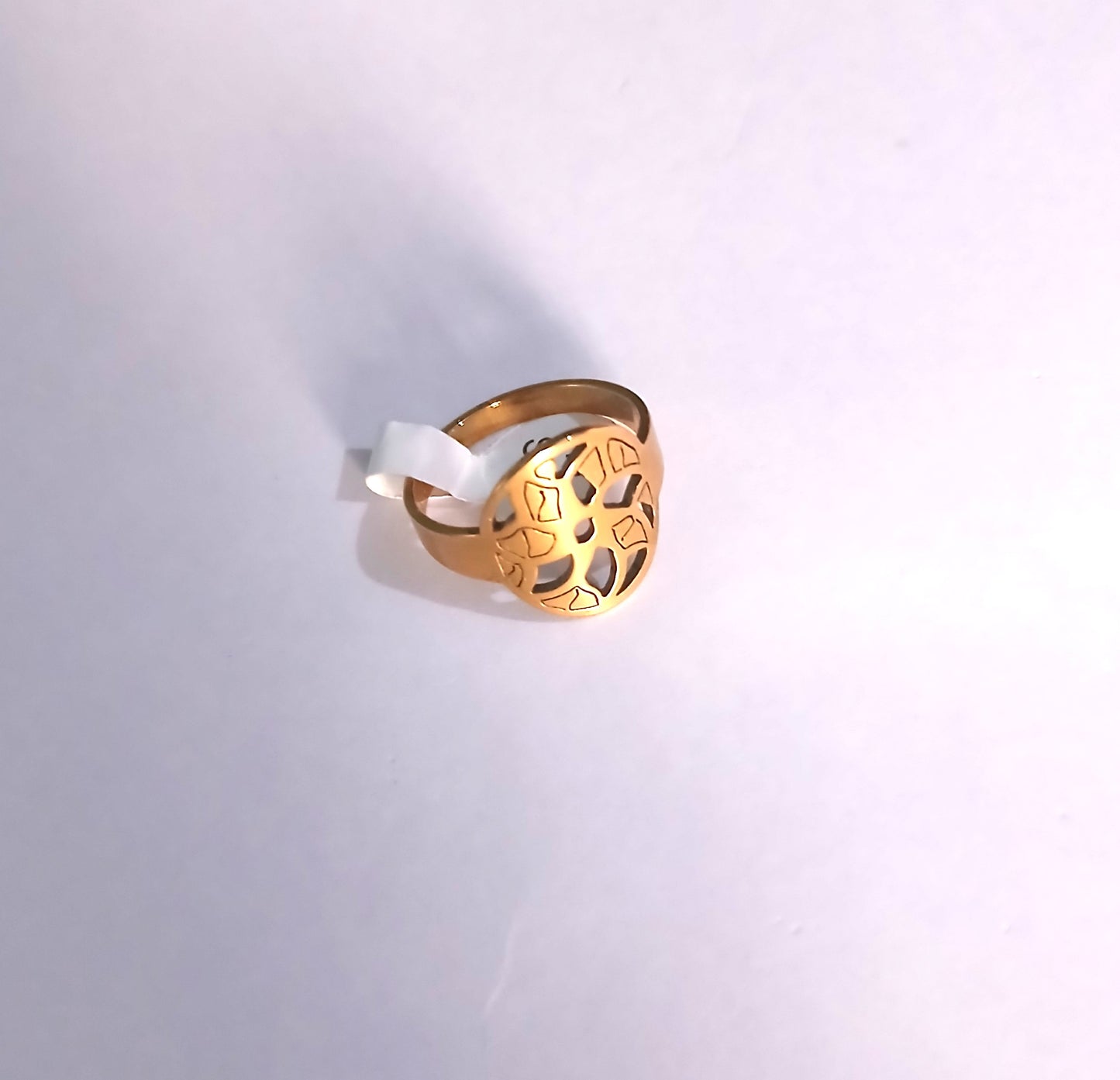 Affordable gold-colored fashion ring – South C Nairobi – Hikmah Jewelry